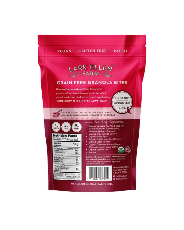 Grain-Free Cacao Cherry Sprouted Nut & Seed Granola Online Hot Sale