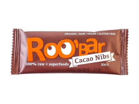 Baton Raw Bio cu Miez de Cacao si Migdale 30g Sale