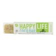 Baton vegan din cocos cu stafide Happy Life, bio, 40 g Discount