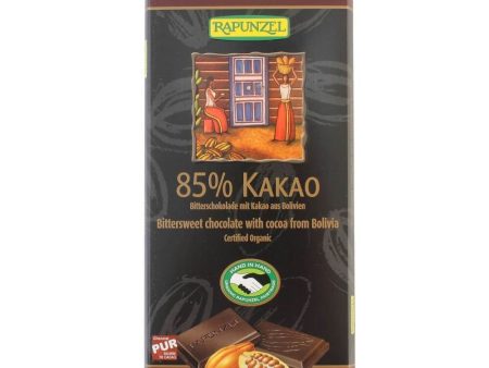 Ciocolata amaruie cu 85 cacao, bio, 80g Fashion