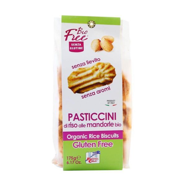 Biscuiti din Orez cu Migdale (fara gluten , fara drojdie) 175g Supply