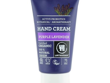 Crema hidratanta pentru maini cu Lavanda si Probiotice Urtekram, bio, 75 ml Fashion