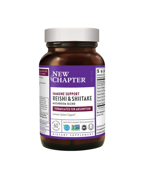 Immune Support: Reishi & Shiitake Mushroom Blend Capsules Online Sale