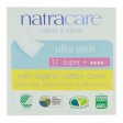 Absorbante Ultra cu Aripioare Super Plus Natracare, 12 buc, bio For Discount