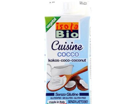 Crema de Cocos (smantana vegetala) fara gluten, fara zahar, fara lactoza, Isola Bio, bio, 200 ml Fashion