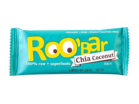 Baton Raw Bio cu Seminte de Chia si Cocos 30g For Sale