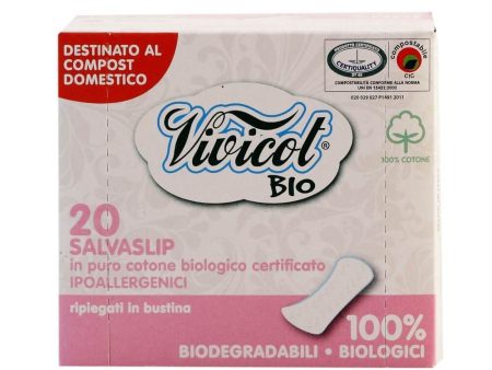 Absorbante individuale protej slip ultrasubtiri Vivicot din bumbac organic, bio, 20 buc Online