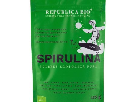 Spirulina, pulbere ecologica pura Republica BIO, 125 g Supply