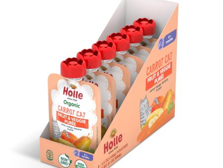 Organic Carrot, Mango, Banana, & Pear Baby Food - Box of 6 on Sale