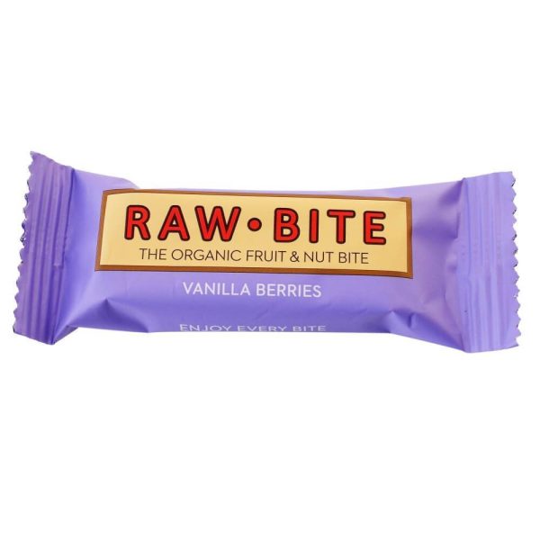 Baton Raw-Bite Vanilla Berries Bio 50g Supply