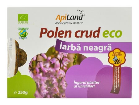 Polen Crud Apiland de Iarba Neagra, bio, 250 g Online now