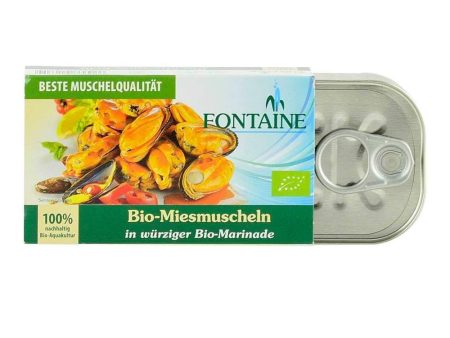 Midii in sos picant Fontaine, bio, 120 g Sale