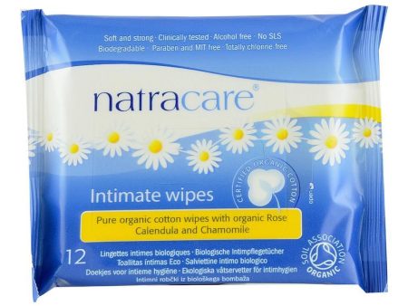 Servetele  pentru Igiena Intima Natracare, 12 buc, bio Cheap