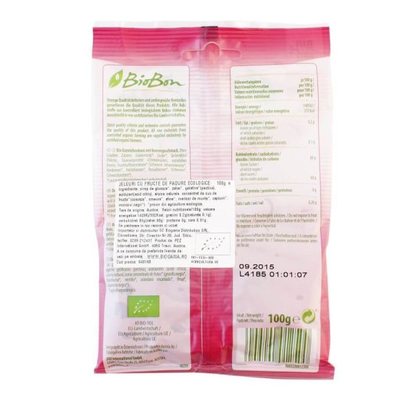 Jeleuri cu fructe de padure, bio, 100g Online Sale