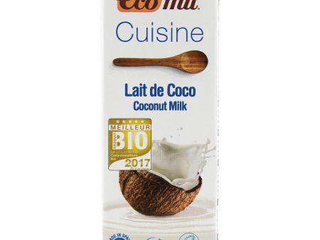 Crema vegetala pentru gatit (smantana vegetala) pe baza de cocos fara gluten Ecomil, bio, 200 ml Cheap